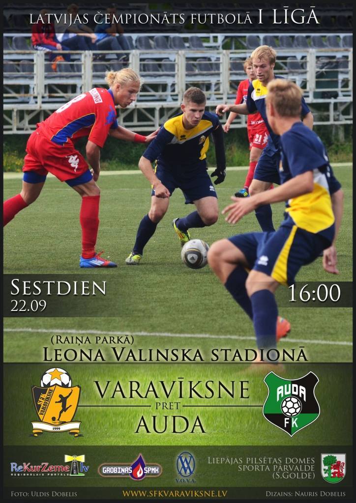 "Varavīksne" spēlēs ar "Audu"