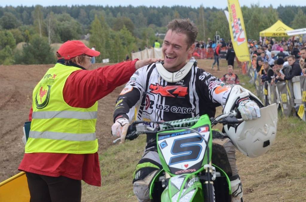 Gatis Būmanis: "Pirmo reizi uzvaru motokrosā"