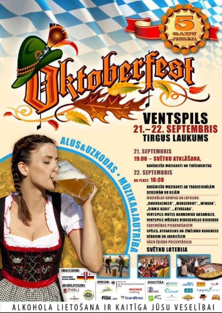 Ventspilī "Oktoberfest" būs nākamnedēļ