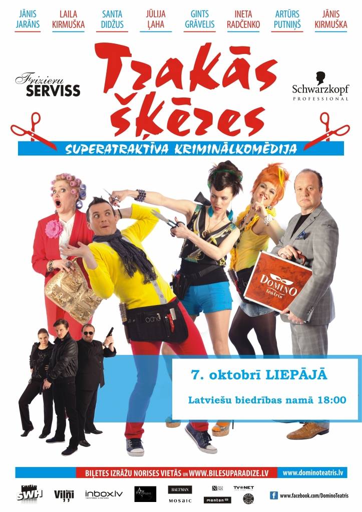 Liepājā būs "Trako šķēru" iestudējums