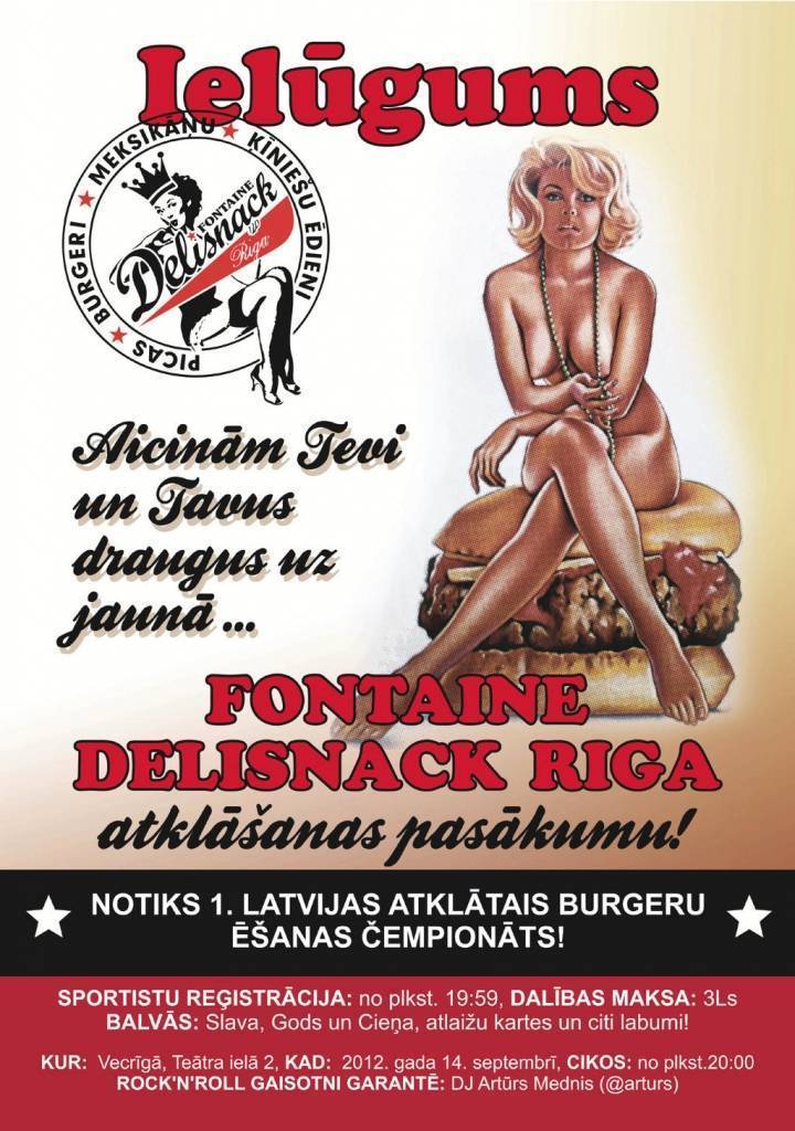 Notiks "Fontaine Delisnack Riga" atklāšanas pasākums