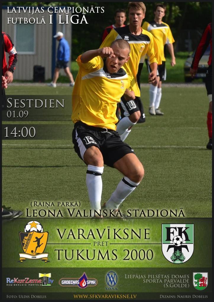 "Varavīksne" spēlēs ar "Tukumu 2000"