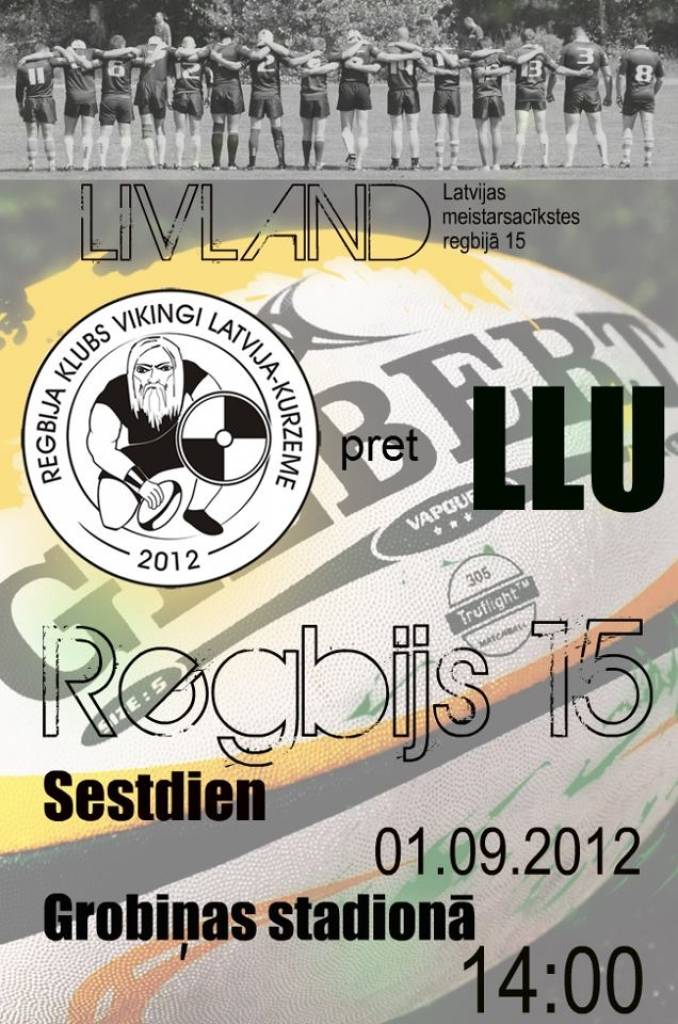 "Vikingi/Grobiņa" spēlēs ar "LLU"