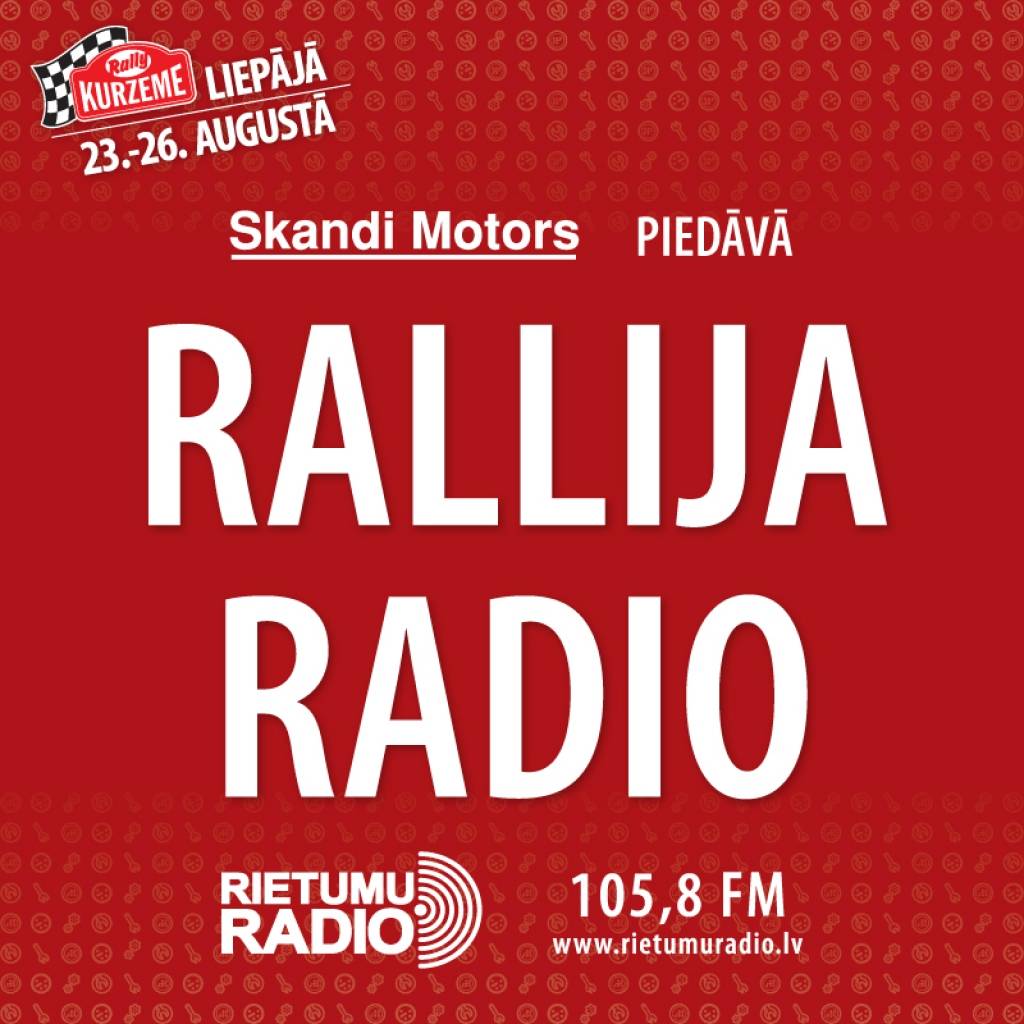"Rallija Kurzeme" norisei varēs sekot līdzi arī radio