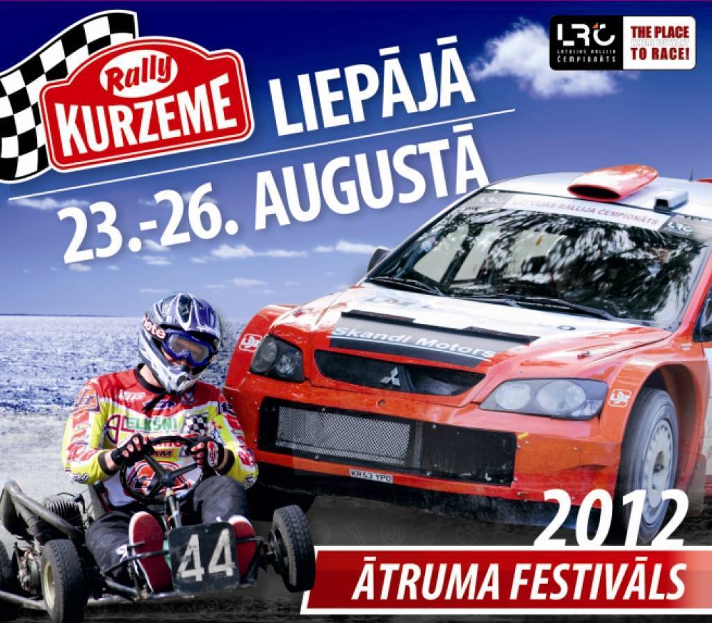 Ātruma festivāla "Rallijs Kurzeme 2012" apbalvošanas ceremonija Jaunajā Ostmalā