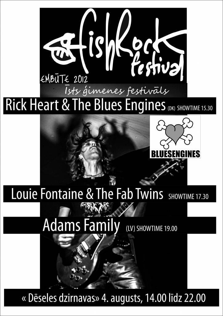 Embūtē notiks "Fish Rock Festival"