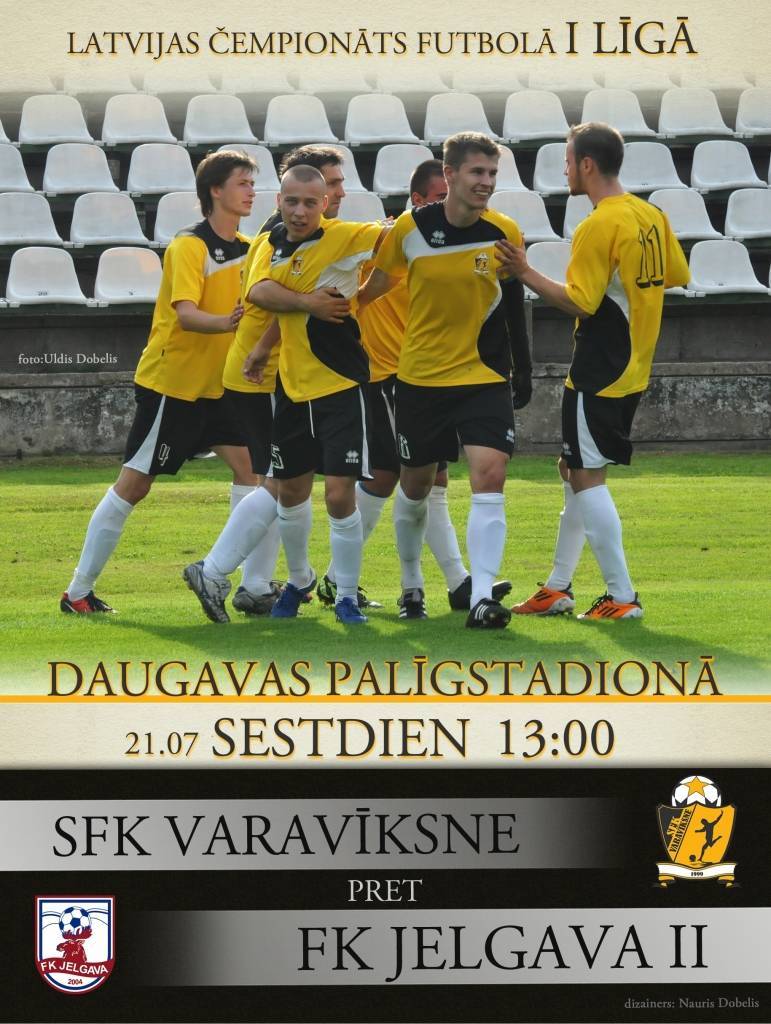 "Varavīksne" spēlēs ar "Jelgavu II"