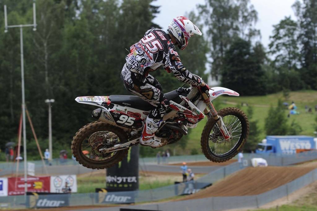 Pirmā MX1 Latvijas Grand Prix diena aizvadīta