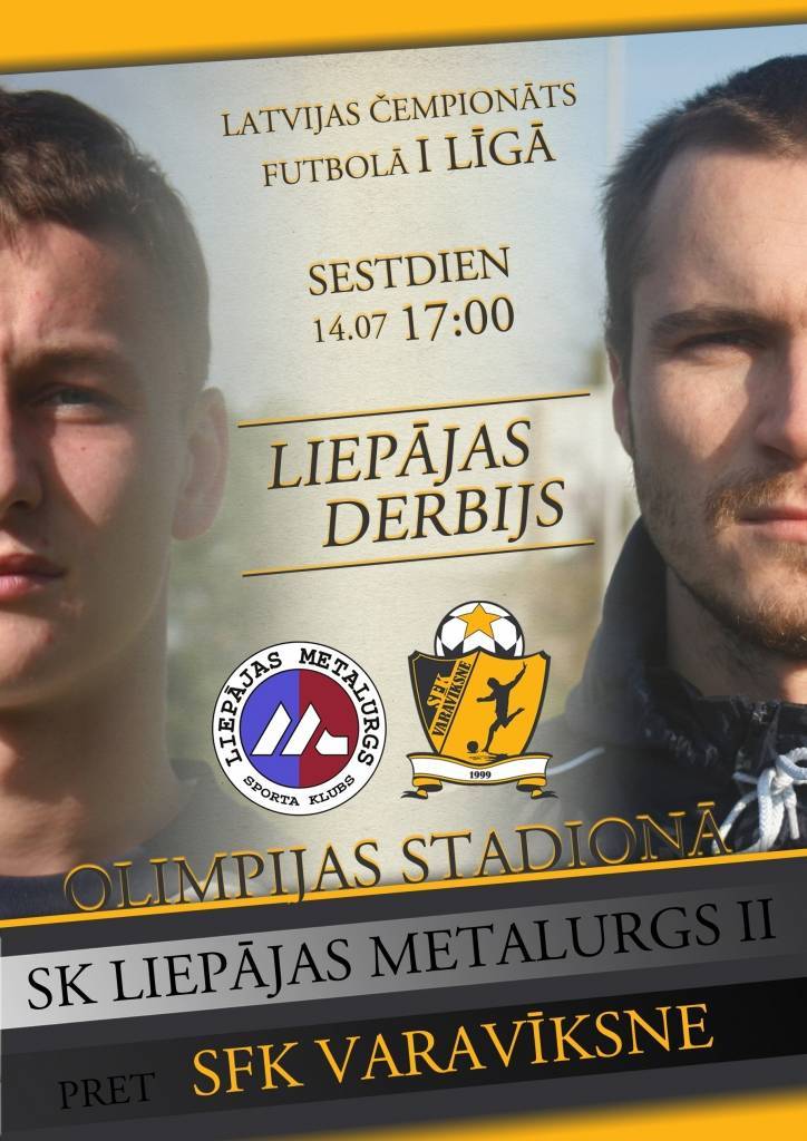 Būs Liepājas komandu derbijs futbolā