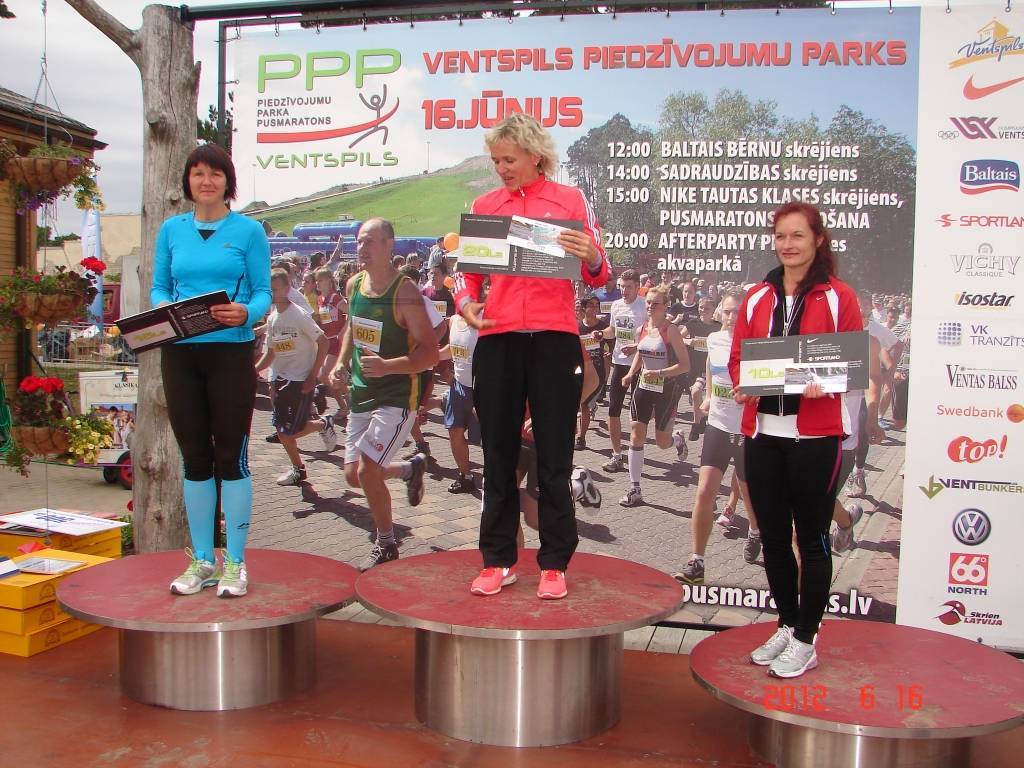 Sasniedz labus rezultātus Ventspils pusmaratonā