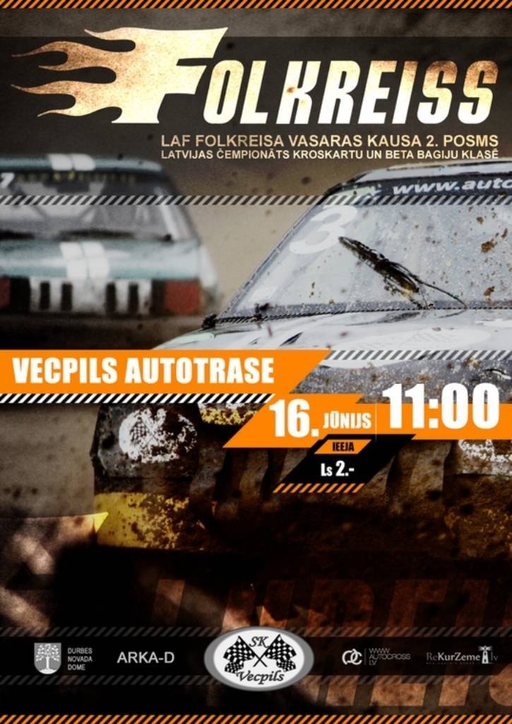 Vecpilī būs folkreisa Vasaras kausa izcīņas posms