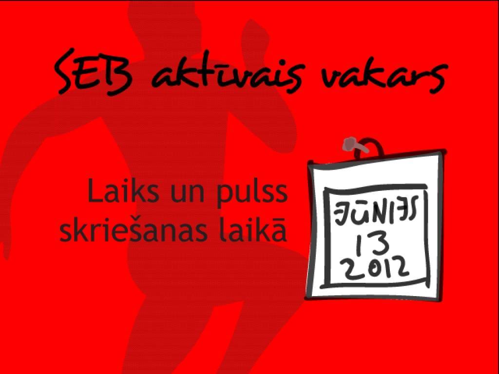 Trešajā SEB aktīvajā vakarā "Nike" eksperti stāstīs par laiku un pulsu skriešanas laikā