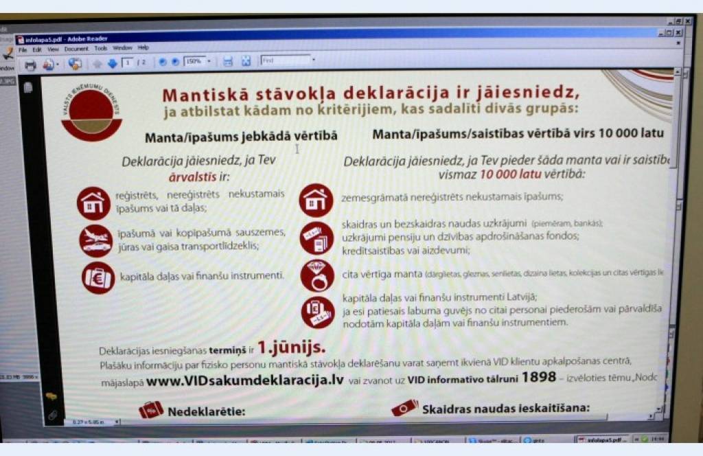 Pēdējo dienu var iesniegt nulles deklarācijas