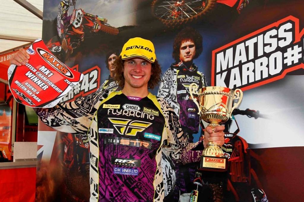Karro kļūst par Anglijas motokrosa čempionāta līderi