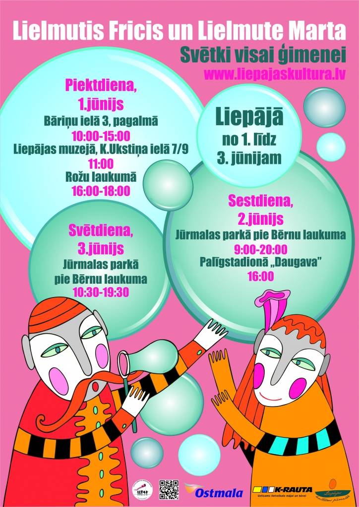 Lielmutis Fricis un Lielmute Marta aicina piedalīties ģimenes pastaigu spēlē