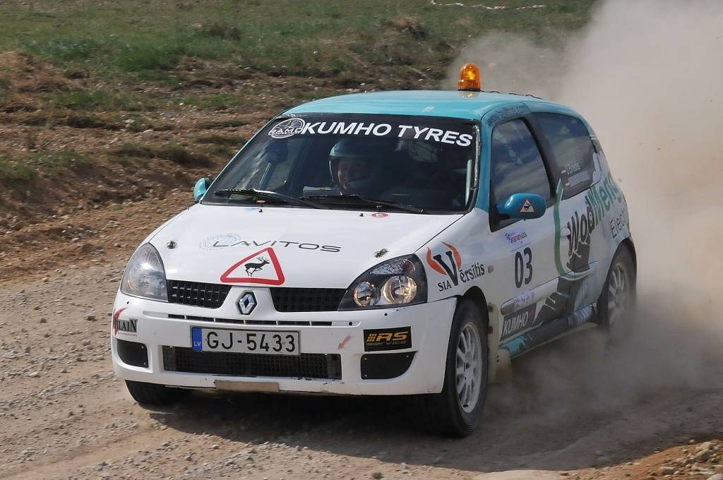 Publicē rallijsprinta "Kalnamuiža 2012" starta sarakstu