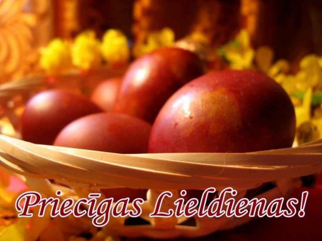 Priecīgas Lieldienas!