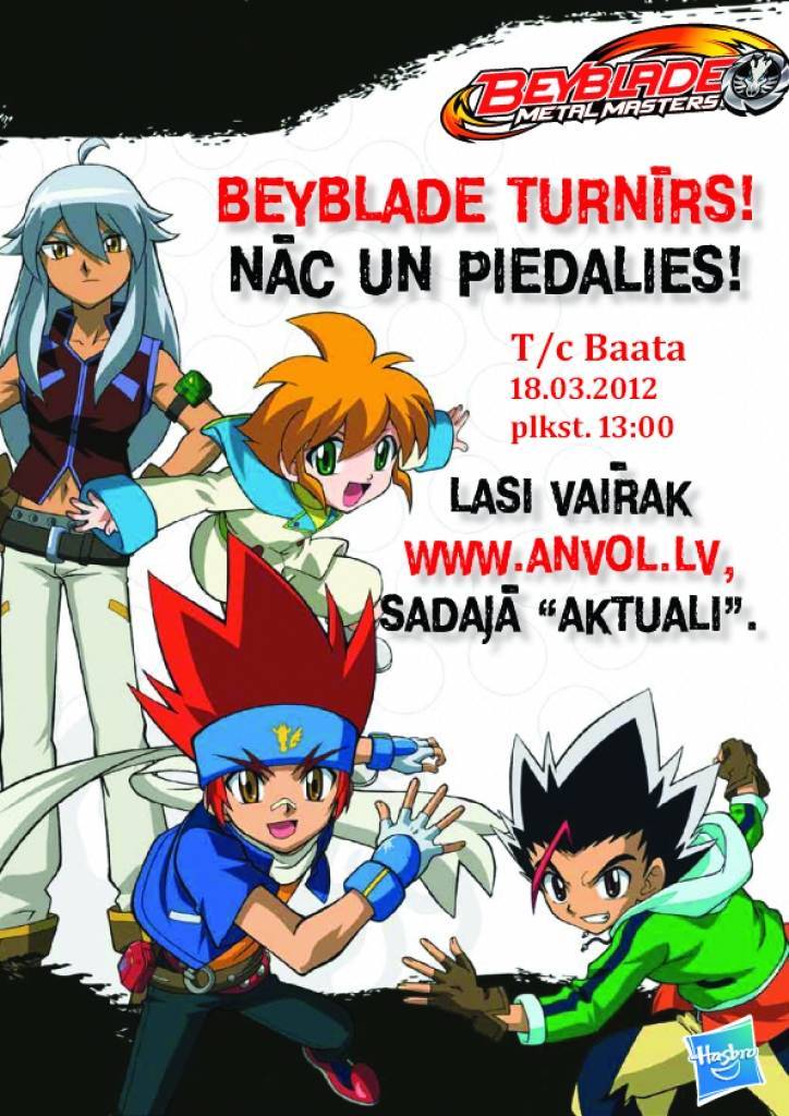 TC "baata" tiks meklēts jauns Beyblade čempions