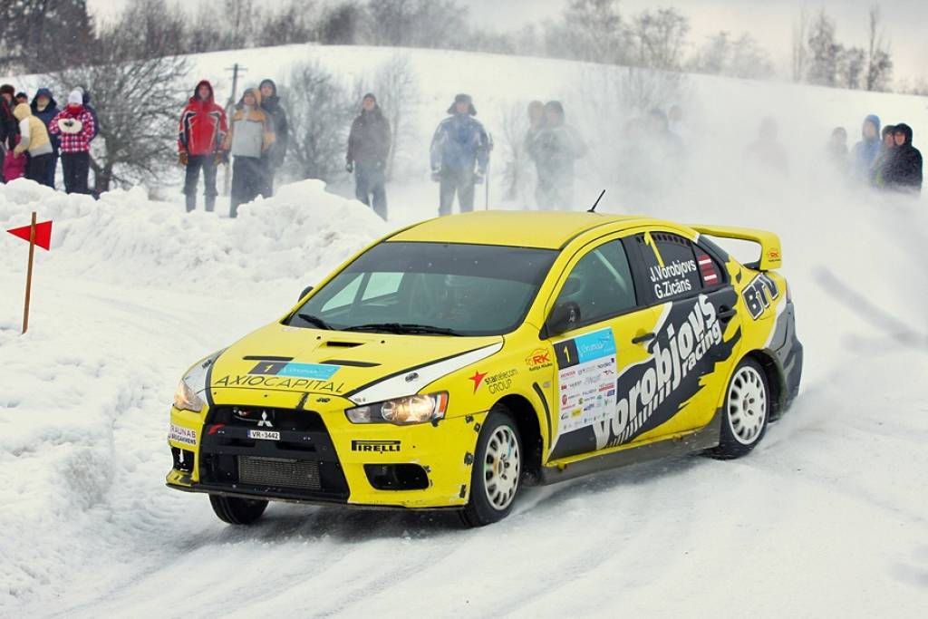 Vorobjovs/Zicāns izcīna Baltijas ziemas rallija kausu