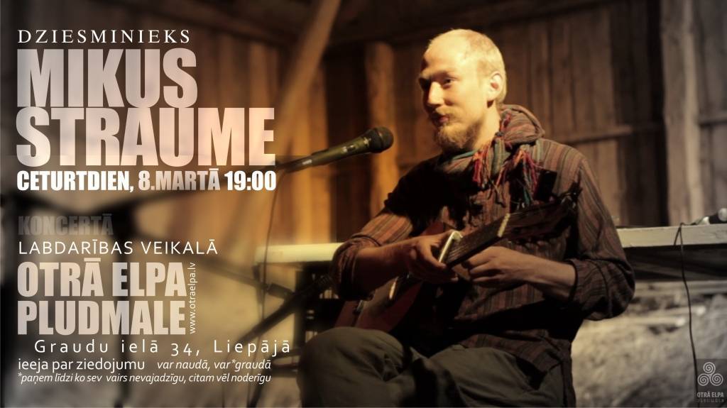 Dziesminieks Mikus Straume viesosies labdarības veikalā "Otrā elpa.Pludmale"