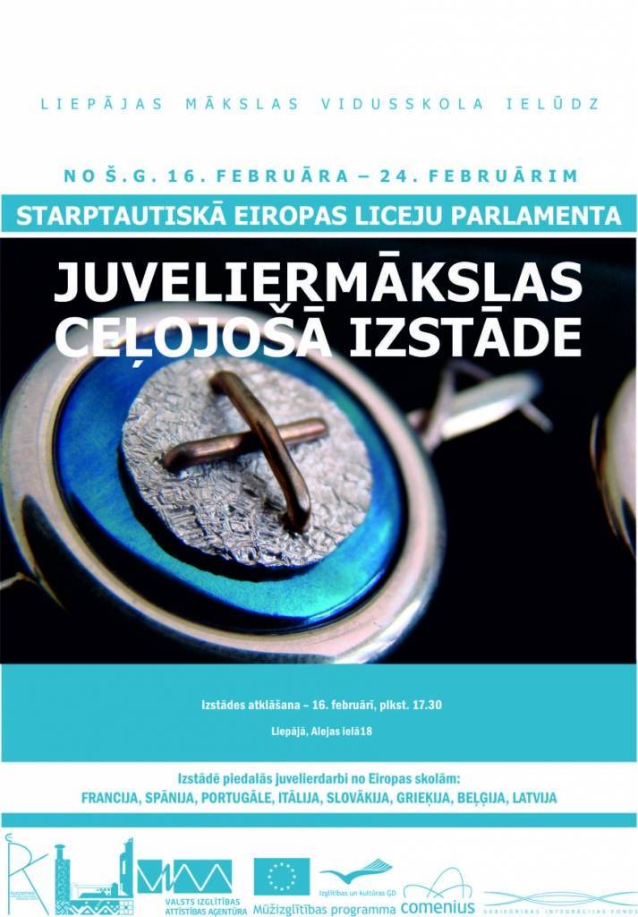 Liepājā varēs skatīt juvelierdarbus no astoņām Eiropas valstīm