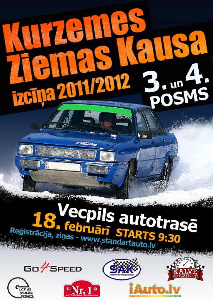 Vecpils autotrasē būs Kurzemes kausa izcīņa autosprintā
