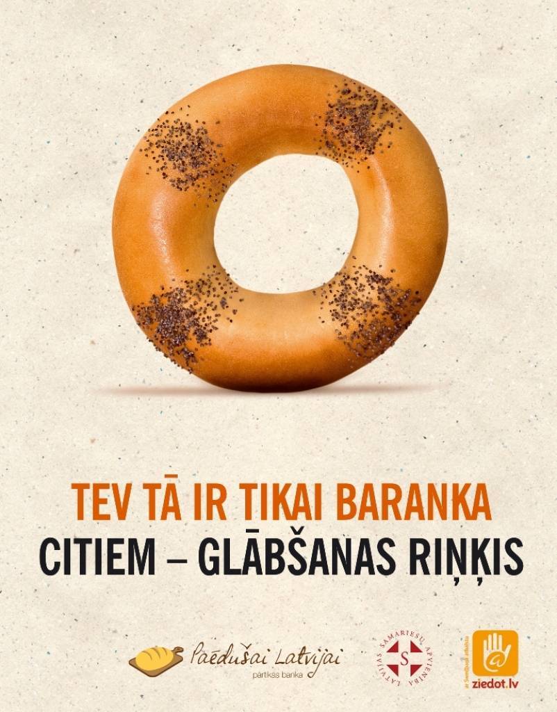 Liepājnieki aizvadītā gada nogalē aktīvi ziedojuši projektam "Paēdušai Latvijai"
