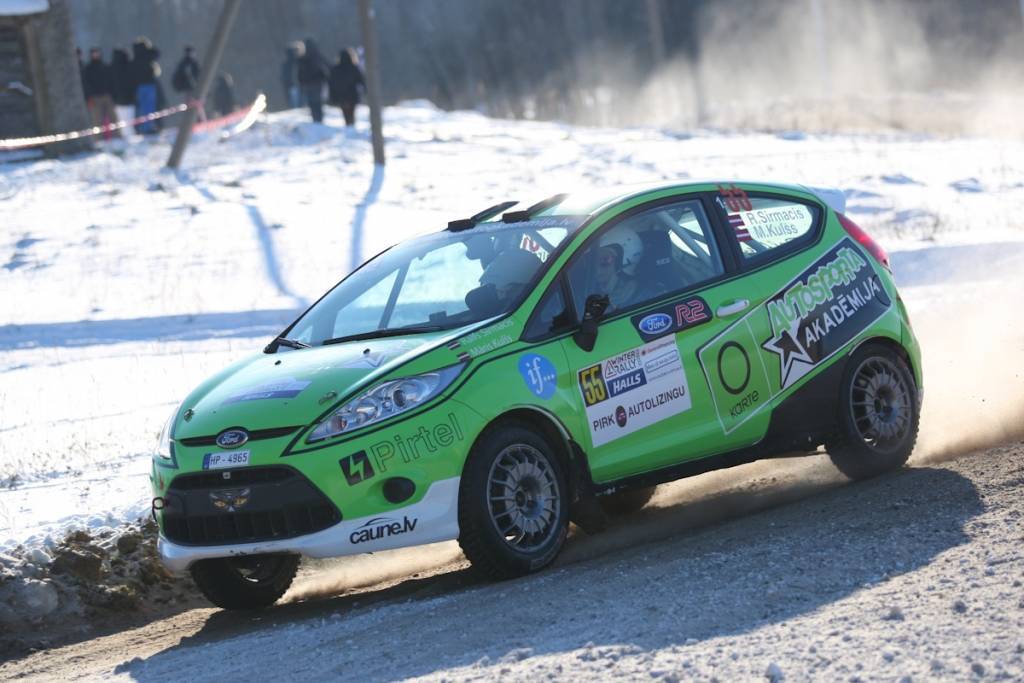 Zaļās "Ford Fiesta" uz "Sarmas" ralliju dosies kā čempionāta līderi