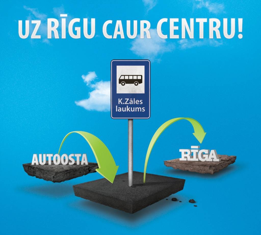 Maršrutā "Liepāja – Rīga" pasažierus uzņems arī  K. Zāles laukumā