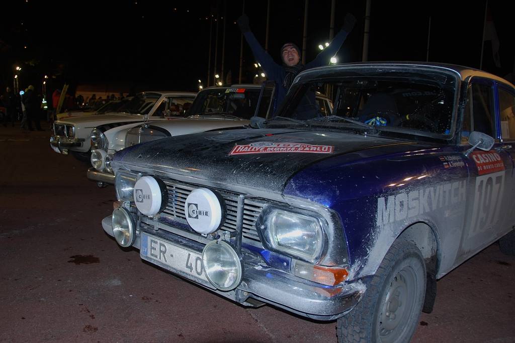"RE Autoclub" pilots Elbakjans ar leģendāro "Moskvitch" finišē Montekarlo vēsturiskajā rallijā