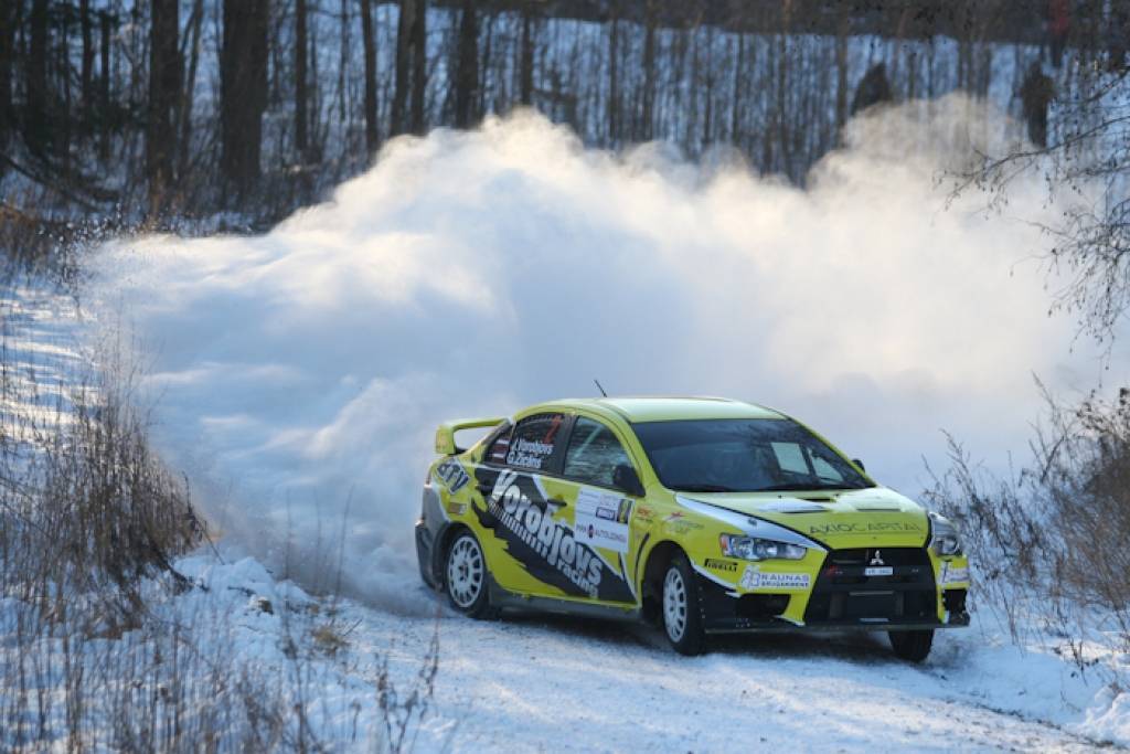 Latvijas rallija līderi – Vorobjovs, Svilis, Nebars, Klemencis un Nazarovs