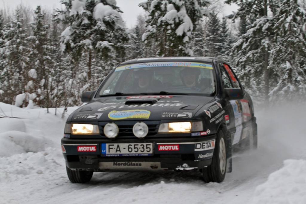 Kaspars Borgs/Andris Pāpe uzvar rallijsprintā "Alūksne 2012"