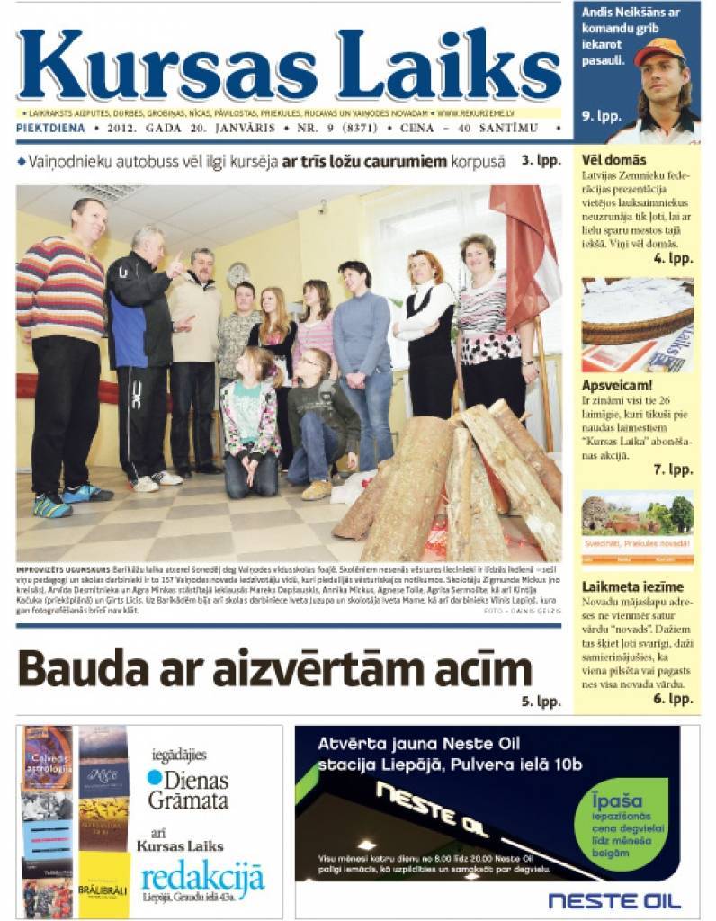 20. janvāra "Kursas Laikā": Nīcā grib ieviest talonu sistēmu