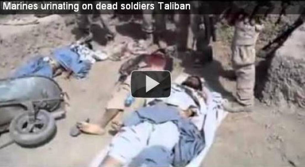 Publisko skandalozu video: ASV karavīri urinē uz talibu līķiem