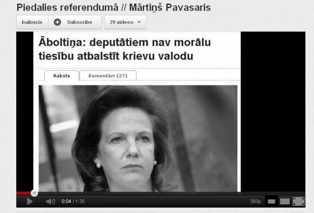 VIDEO: Studenta klips par referendumu kļuvis par hitu
