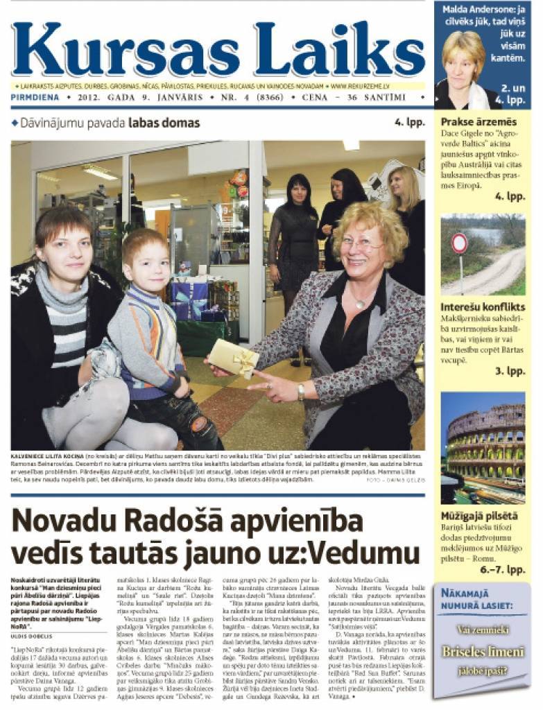 9. janvāra "Kursas Laikā": Makšķerniekiem ir vai nav tiesību copēt Bārtas vecupē?