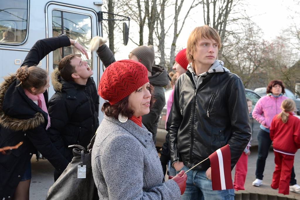 FOTO: Lāčplēša dienas skrējiens Vaiņodē