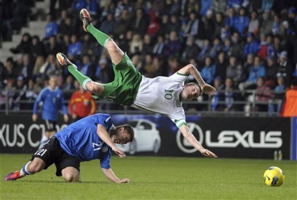 Igauņiem sagrāve un minimālas cerības tikt uz EURO 2012