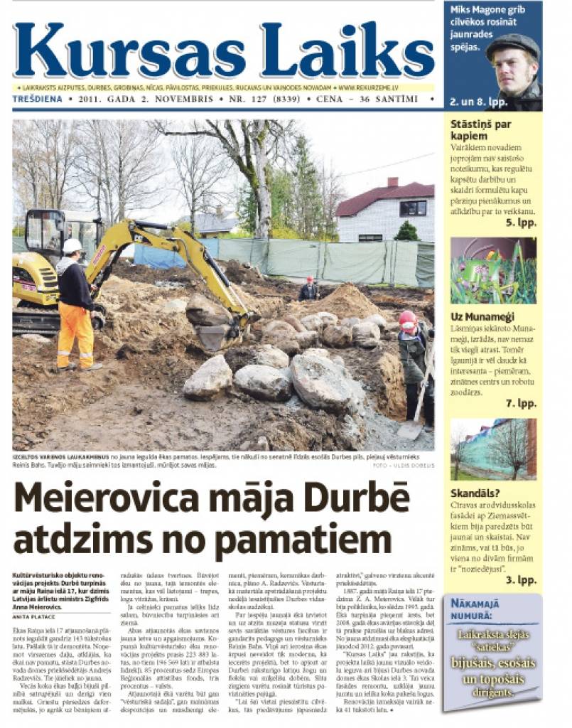 2. novembra "Kursas Laikā": Miks Magone nesola, ka "Zemlika" būs arī nākamgad