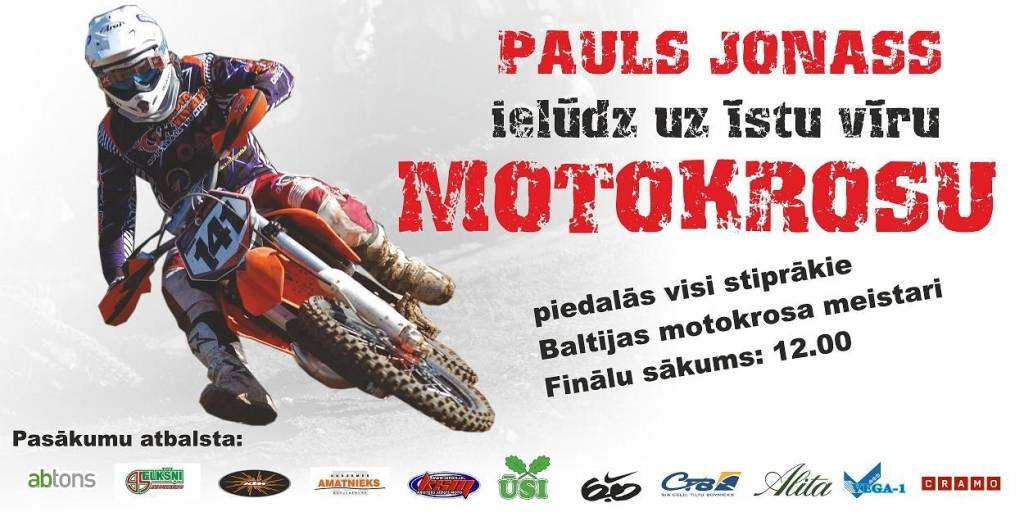 Motokrosa svētkus varēs vērot par diviem latiem