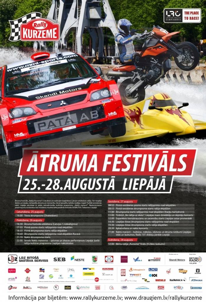 Ātruma festivāla notikumi pie Latvijas 1. rokkafejnīcas