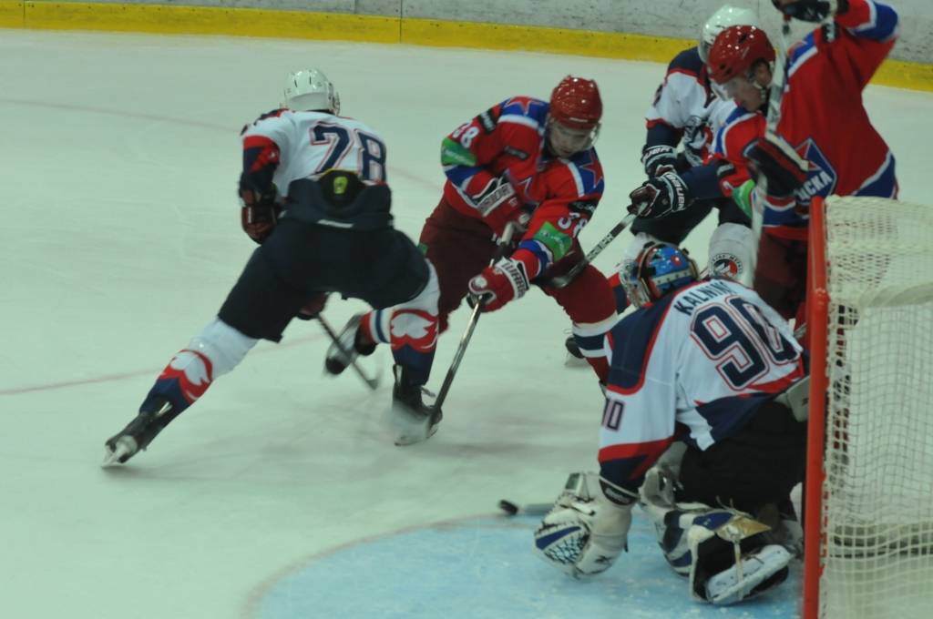 "Liepājas metalurga" hokejisti zaudē Maskavas "CSKA"