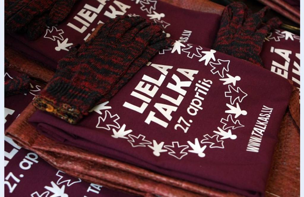 Visā Latvijā notiek Lielā talka