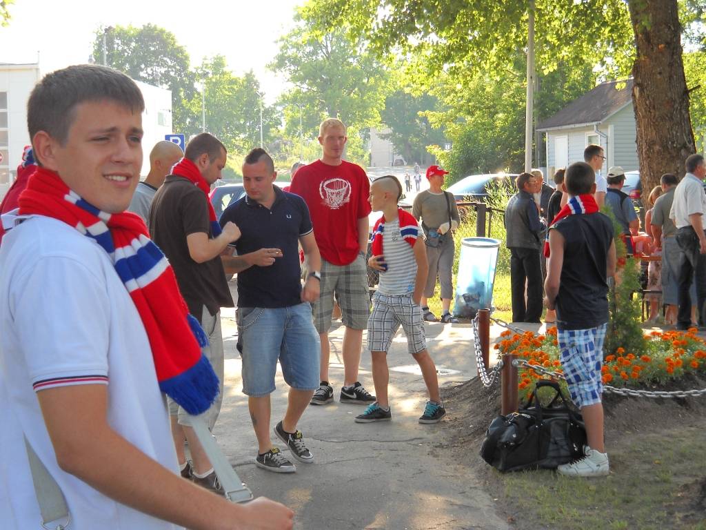 FOTO: "Liepājas metalurga" futbolisti nospēlē neizšķirti ar "Gulbeni"