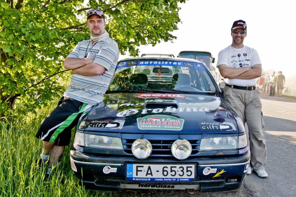 No rallijsprinta "Jēkabpils-Madona 2011" pārved trīs otrās vietas