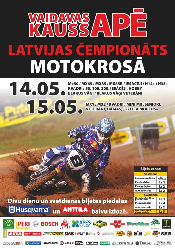 Vērienīgs motokross Apē
