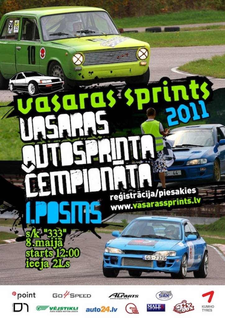 Vasaras autosprints startē "333" trasē