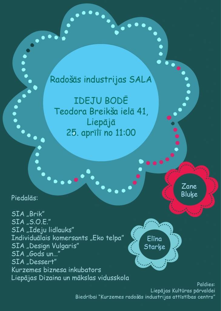 Izglītos par mākslas nozīmi radošajā uzņēmējdarbībā