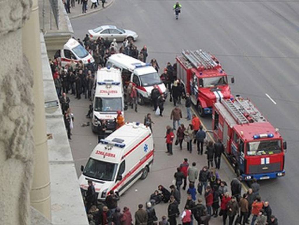 (papildināta) Minskā noticis sprādziens metro stacijā; ir bojāgājušie