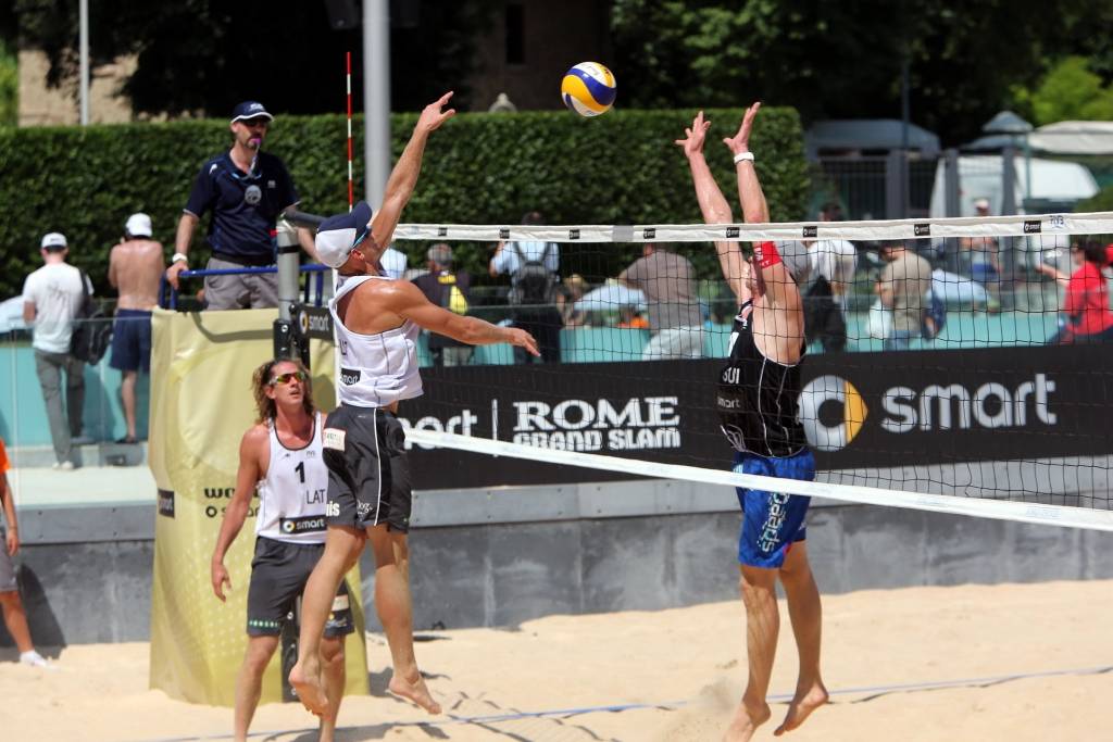 Šmēdiņš/Samoilovs izcīna otro uzvaru Romas Grand Slam turnīrā